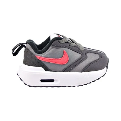 Nike Air Max Dawn (TD) Toddler's Shoes Flat Pewter-Siren Red DC9319-004