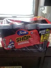 Scott Blue Original Multi Purpose Paper Shop Towels 12 Rolls of 55 Sheets Each