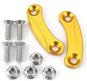 for KA&WASAKI ZX10R ZX6R for Ninja 400 Motorcycle Mirror Block Off Base Plates Hole Cap(Gold)