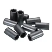 10pcs 10x6.5x20mm Ferrite Toroid Core Transformer Inductor Coil Ring, Black