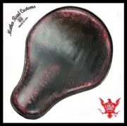 2017-2022 Triumph Bonneville Bobber Seat Solo Red Distress Leather 13x15 Saddle