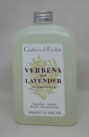 Crabtree & Evelyn VERBANA & LAVENDER Bubble Bath 21.9 fl oz New