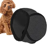 Dog Ear Wrap, Noise Protection Ear Covers for Dogs, Waterproof, Adjustable Anti-Slip Earmuffs Snood for Bath, Firework, Pet Grooming, Swimming