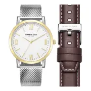 Kenneth Cole New York Men's Watch With Interchangeable Leather Band KCWGG2161