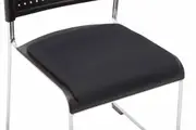 Rapidline Wimbledon Chair Seat Cushion ONLY W400 X D430Mm Black Fabric