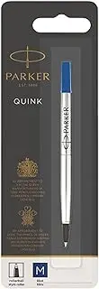 Parker Rollerball Refill Blue Medium Blister