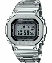 Casio G-Shock GMW-B5000D-1ER Bluetooth Solar Men's Watch - Silver