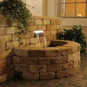 Pond Waterfall Spillway Garden Outdoor LED Lighted Crystal Water Cascade 14 In.