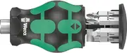Wera 008877 Kraftform Kompakt Stubby Magazine 4 Bit Holding Screwdriver 6-Piece Set