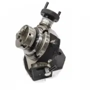 4" Tilting Rotary Table With 3 Jaw 65MM Self Centering Chuck 14X1 & Backplate