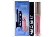 BareMinerals Festive Finished Set by bareMinerals for Women - 2 Pc 0.3oz Maximist Phyto-Fiber Volumizing Mascara - Maximum Black, 0.13oz Mineralist Lip Gloss-Balm - Serenity