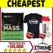 OPTIMUM NUTRITION SERIOUS MASS 5.45kg 12lbs BANANA// MASS GAINER PROTEIN WHEY $$