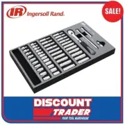 Ingersoll Rand 1/4″ Drive 47 Piece Metric/SAE Master Socket & Accessory Set