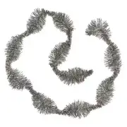 Antique Silver Finish Tinsel Garland