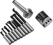 High Hardness Carbon Steel F1 Boring Head 1-1/2-18UNF Tail Thread M12 MT3 Shank Tail Thread Boring Tool Boring Tool