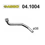 Front Exhaust Gas Pipe VW Passat - Audi 80 1.3 Asso For 823253101D