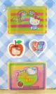 【震撼精品百貨】Hello Kitty 凱蒂貓~KITTY3D貼紙-蘋果
