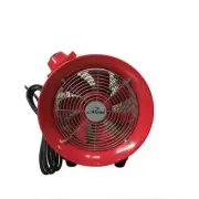 iLIVING Floor Fans 10.25"x13.75" Built Carry Handle Perpendicular Standalone Red