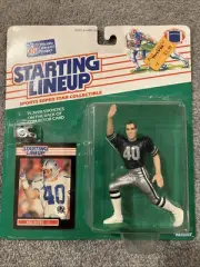 BILL BATES 1989 ROOKIE STARTING LINEUPS RARE DALLAS COWBOYS KENNER MOC NFL