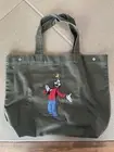 m24S Lee x Disney Goofy Embroidered Tote Bag Used Multiple Pockets