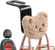 Purse Hook for Car | Cute Bear Rear Bag Hook Holder Hooks Back Seat,Back Seat Headrest Hangers Creative Smooth for Umbrellas Purse Bags Coats Buniq