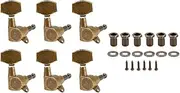 KAILIKETIY 6pcs Guitar Tuning Pegs Durable Acoustic Guitar Pegs for Accurate Tuning Craftsmanship