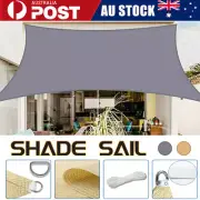 Waterproof Extra Heavy Duty Sun Shade Sail Shade Cloth Triangle Square Rectangle