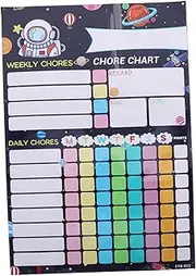 KALLORY Magnetic Reward Chart for Dry Erase Sticker Behavior Tracking Sheet for Housework and Chores Convenient and Design for Fridge Use Encouraging Fun Rewards