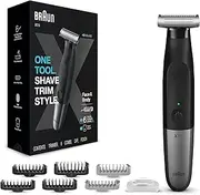 Braun Series XT5 – Beard Trimmer, Shaver, Electric Razor for Men, Manscaping Kit, Durable Blade, Travel Pouch, XT5200