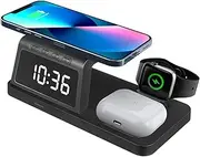 ETHZZLE Charger Cell Phone Charger Cell Phone Stand Mobile Chargers Mobile Phone Charger Charging Station Charging Station for Multiple Devices Black Silicone
