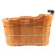 加厚方款大空間橡木泡澡桶 美容院木質浴桶洗澡桶家用浴缸成人