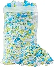 FytStycale Shooted Memory Foam Filling Bean Bag Filler Premium Multikolor and Irregular Filling Material Soft for Couch Handicrafts, as described, 2KG