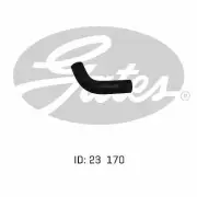 Upper Radiator Hose Gates 02-0907 for AUSTIN MINI 1000 MORRIS MINOR PETROL (for: Morris)