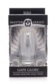 NEW Clear Hollow Anal Butt Plug With Stopper Anus Tunnel Expander Speculum Enema