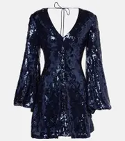 [Rotate] Rotate Sequined minidress AU 14 blue