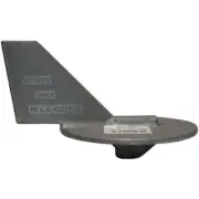 Anode Zinc Outboard Yamaha Trim Tab Offset with Hole