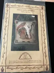 Homespun Elegance Annual Santa Ornament Guiding Light Santa Cross Stitch Pattern