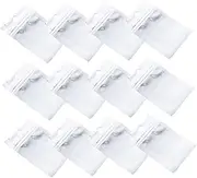 Ipetboom 200Pcs Transparent Medicine Sealing Bags Durable Silver Storage Pouches for Masks Pills and Items Convenient Packaging for Travel and Home Use