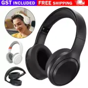 HIFI Wireless Headphones Bluetooth Noise Cancelling Stereo Earphones Over Ear AU