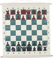 Chess Demo Board Set, Educational Long Durability Chess Demonstration Board Foldable for Home for Club