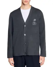 Sandro Snake Detail Cardigan