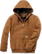 Carhartt Duck Active, textile jacket , color: Brown , size: XXL