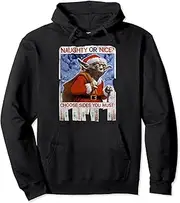 [STAR WARS] Yoda Naughty Or Nice Flyer Christmas Pullover Hoodie