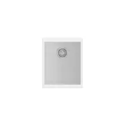 CARYSIL Enigma N100N Granite Kitchen Sink - 370 x 460mm Single Bowl - Snova White - Top/Under Mount