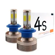 2Pcs 4S H7 LED Headlight Xenon Bulbs Conversion Kit 80W 8000LM 6000K White (for: Nissan)