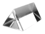 Equilateral Prism, 2" x 1" - Glass - For Optical Experiments - Eisco Labs