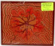 Aboriginal Art Jigsaw Puzzle The Flame Tree Ngalen Geegal Artist Donna Hensen