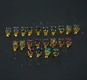WHOLESALE 11PR 925 SILVER 24CT GOLD OVERLAY BLACK ETHIOPIAN OPAL STUD EARRING r5