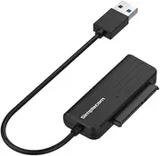 Simplecom SA205 Compact USB 3.0 to SATA Adapter Cable Converter for 2.5" SSD/HDD