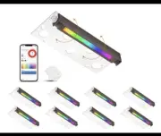 CLOUDY BAY [8 Pack] Low Voltage 7 Inch Smart Hardscape Lighting,3.5W LED